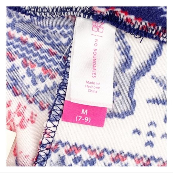 NOBO No Boundaries Fleece Leggings NWT M Moose Holiday Loungewear - Picture 4 of 5